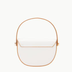 Levidor Krem-Camel Kilit Kapamalı El Çantası