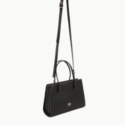 Levidor Siyah Çok Bölmeli El Çantası