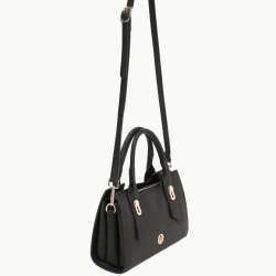 Levidor Siyah Çok Gözlü El Çantası