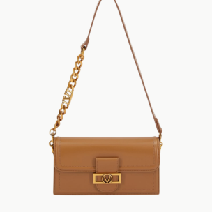 Kahve Kare Kilit Detaylı Omuz Çantası Kahve Kare Kilit Detaylı Omuz Çantası