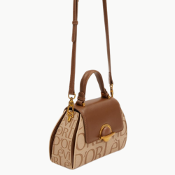 Taba Kumaş Görünümlü El Çantası